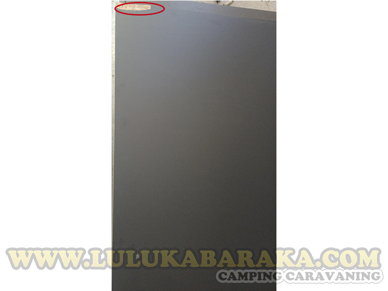 Tablero chopo HPL 16 mm Antracita (recogido en Lulukabaraka) (RASTRO)